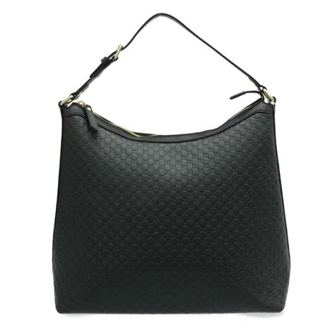 new gucci 449732 black micro gg guccissima leather purse|gucci purses for women.